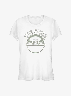 Star Wars The Mandalorian Child Simple Girls T-Shirt