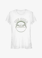 Star Wars The Mandalorian Child Simple Girls T-Shirt