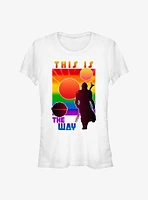 Star Wars The Mandalorian Prideful Way Girls T-Shirt