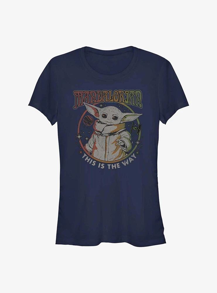 Star Wars The Mandalorian Rainbow Child Girls T-Shirt