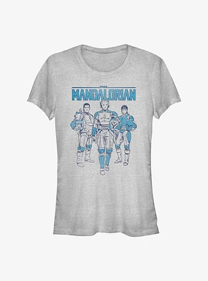 Star Wars The Mandalorian Super Crew Girls T-Shirt
