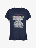 Star Wars The Mandalorian Zen Grogu Girls T-Shirt