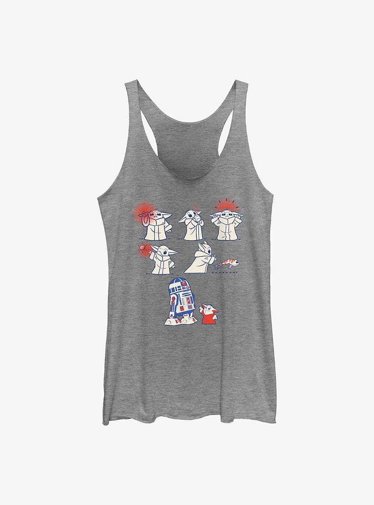 Star Wars The Mandalorian Grogu Story Girls Tank