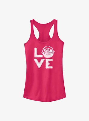 Star Wars The Mandalorian Valentine's Day Love Grogu Girls Tank