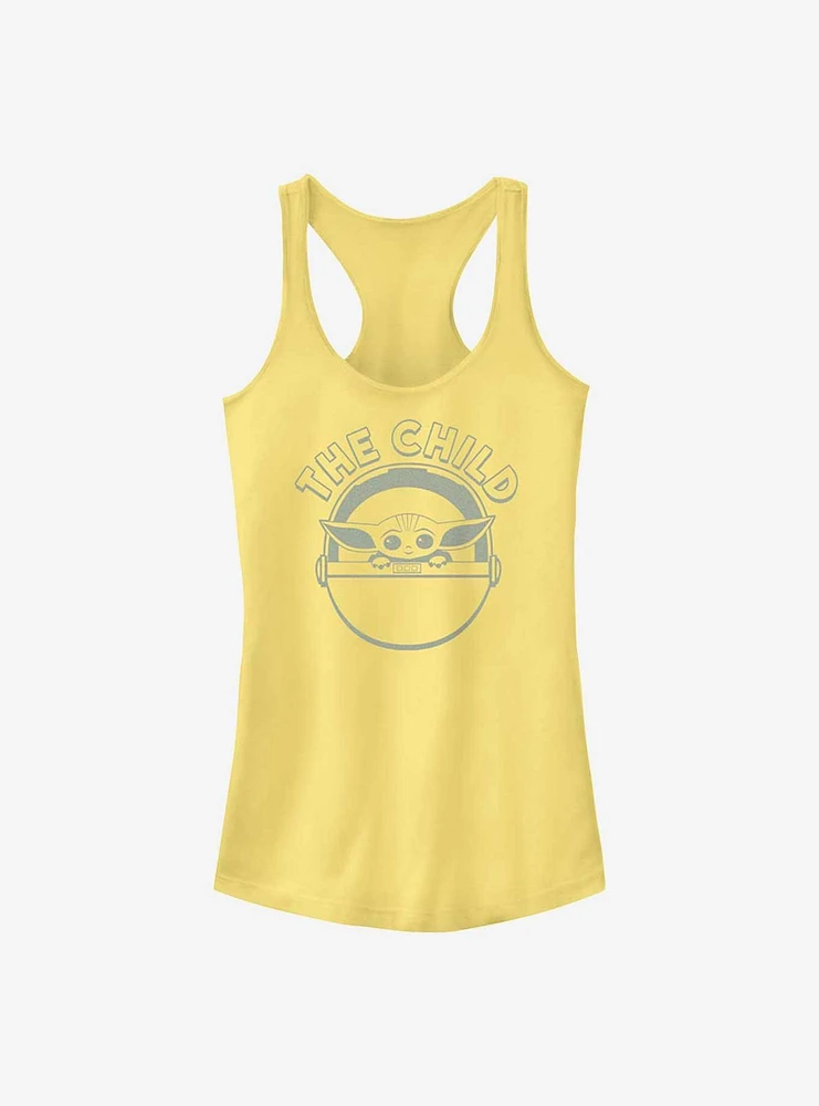 Star Wars The Mandalorian Child Simple Girls Tank