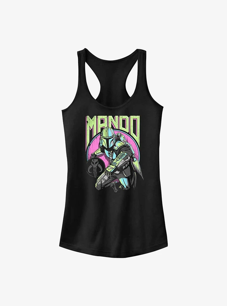 Star Wars The Mandalorian New Wave Girls Tank Top