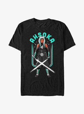 Star Wars The Mandalorian Ahsoka White Lightsabers T-Shirt