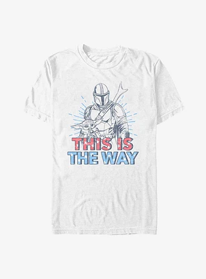 Star Wars The Mandalorian Americana Buddies T-Shirt