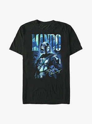 Star Wars The Mandalorian Big Mando Glow T-Shirt