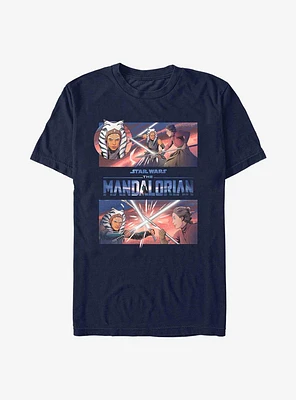 Star Wars The Mandalorian Clash With Ahsoka T-Shirt