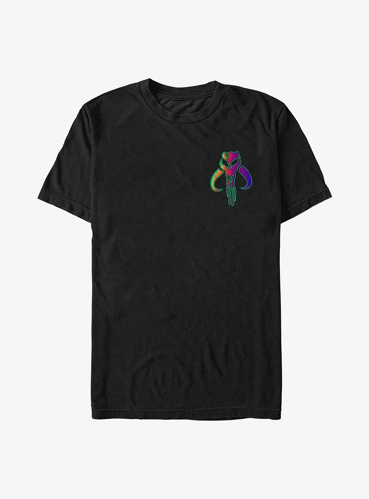 Star Wars The Mandalorian Neon Mythosaur Icon T-Shirt