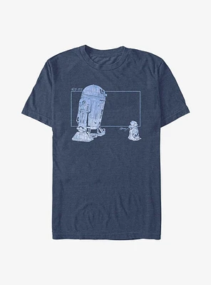 Star Wars The Mandalorian Grogu and R2-D2 T-Shirt