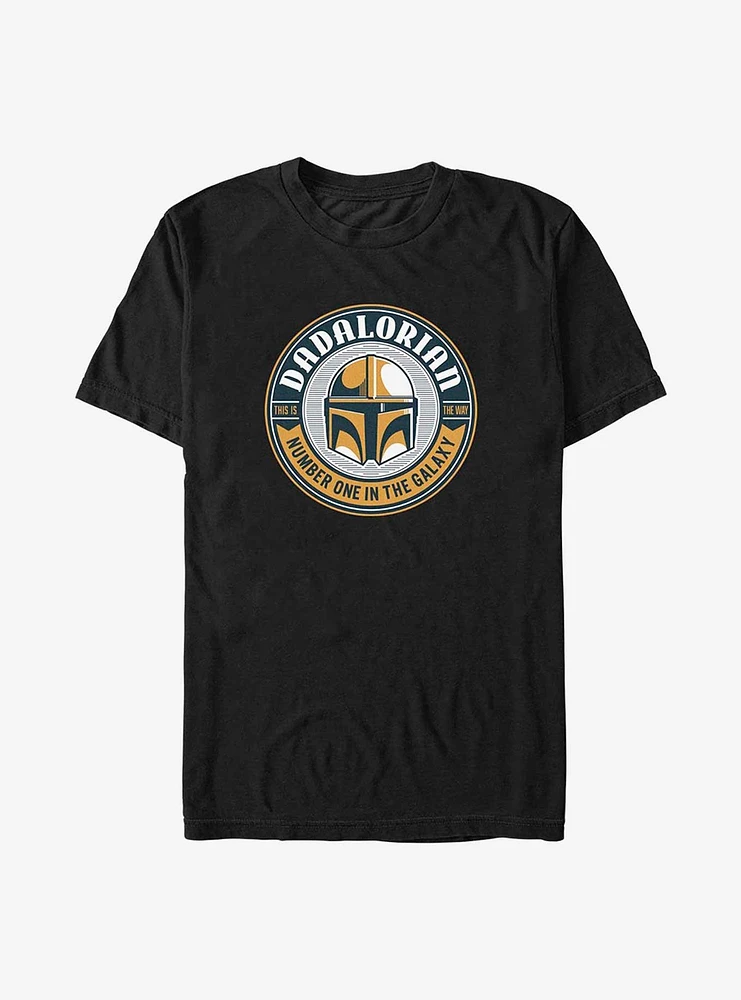 Star Wars The Mandalorian Father's Day Number One Dadalorian T-Shirt