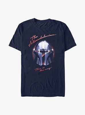 Star Wars The Mandalorian Helmet Chrome T-Shirt