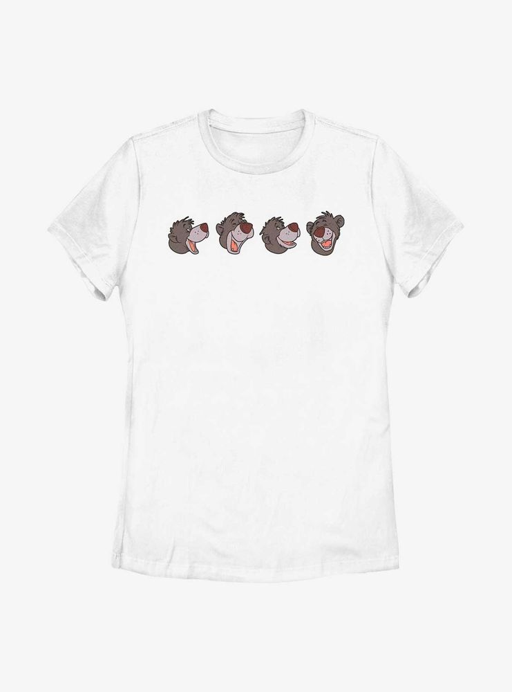 Disney The Jungle Book Baloo Faces Womens T-Shirt