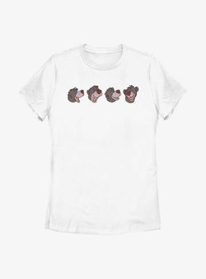 Disney The Jungle Book Baloo Faces Womens T-Shirt