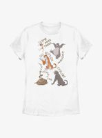 Disney The Jungle Book Jb Crayon Friends Womens T-Shirt