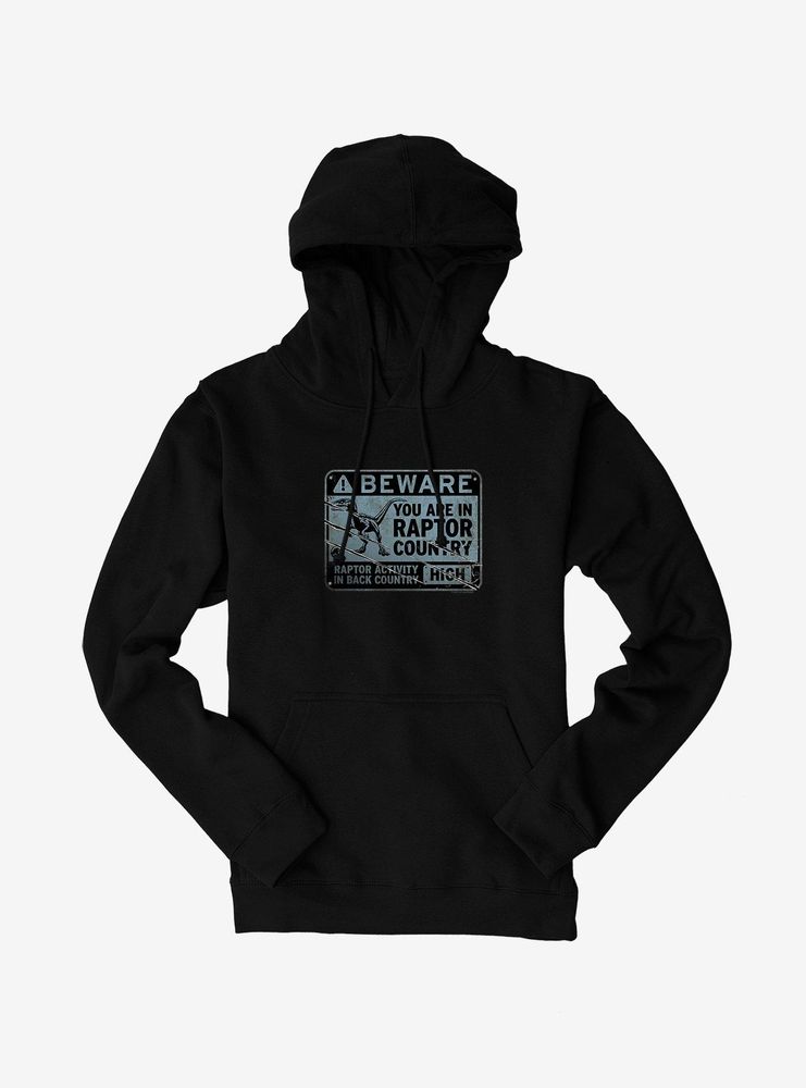 Jurassic World Dominion Beware Raptor Country Hoodie