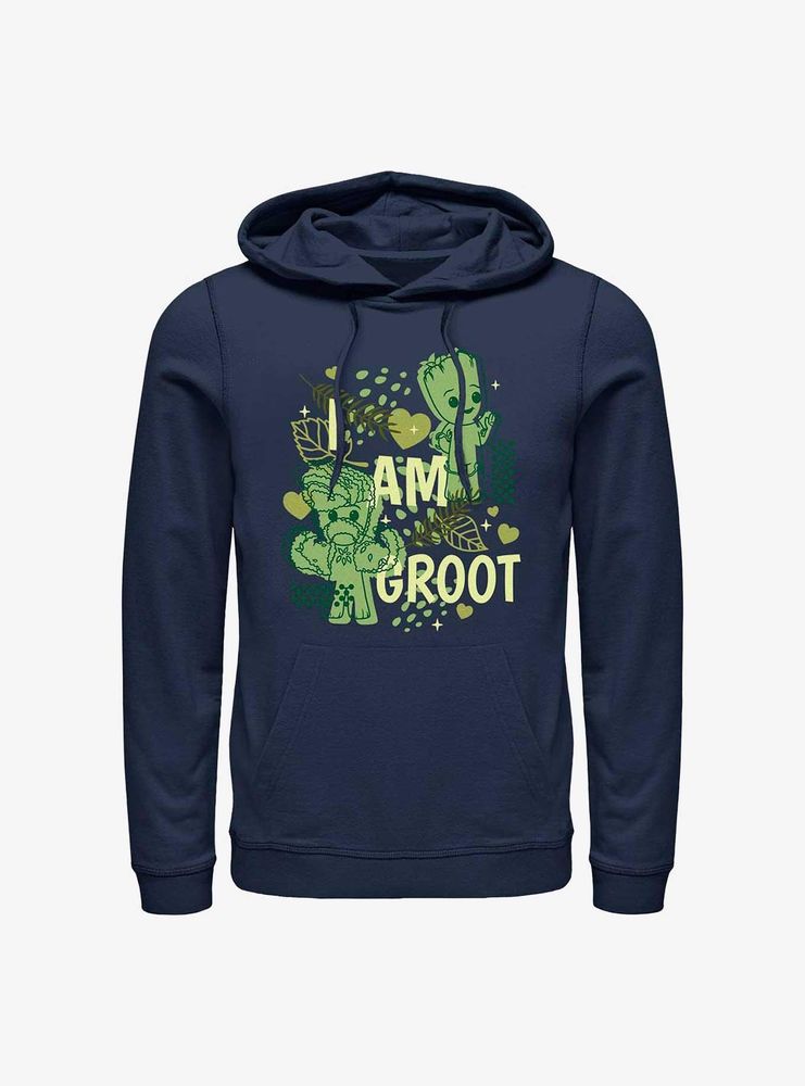 Marvel I Am Groot Leaf Heart Hoodie