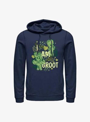 Marvel I Am Groot Leaf Heart Hoodie