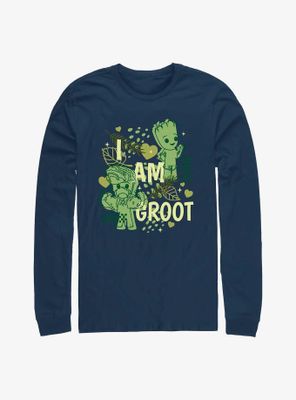 Marvel I Am Groot Leaf Heart Long Sleeve T-Shirt
