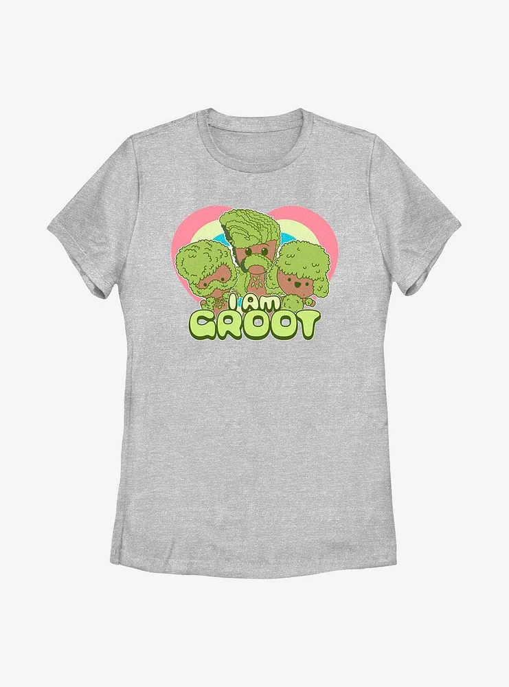 Marvel I Am Groot Hearts Trio Womens T-Shirt
