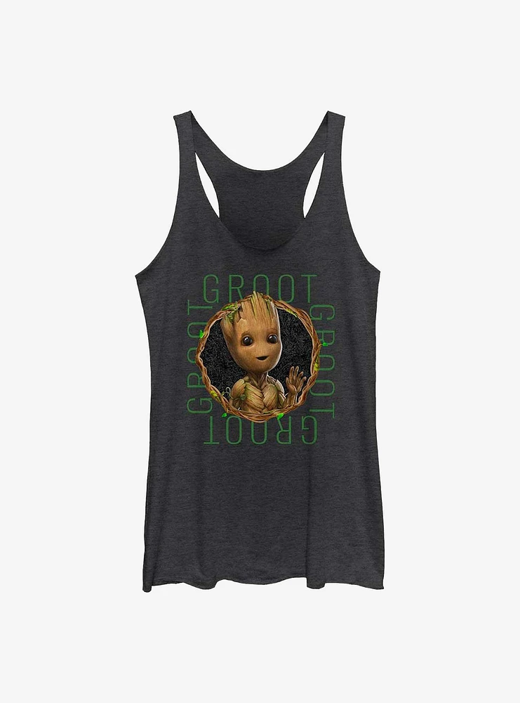 Marvel I Am Groot Focus Womens Tank Top