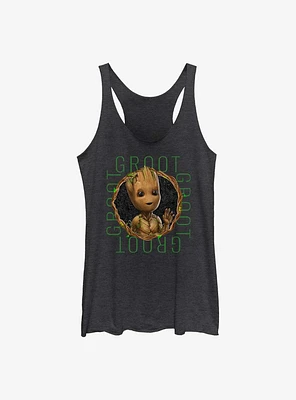 Marvel I Am Groot Focus Womens Tank Top