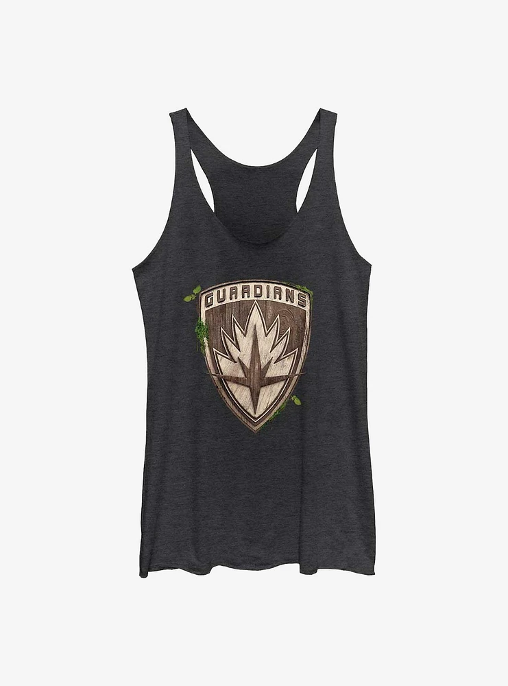 Marvel I Am Groot Guardians Badge Womens Tank Top
