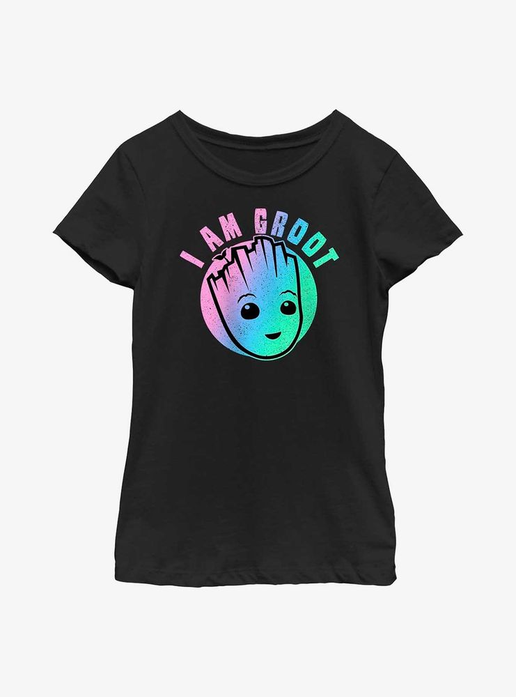 Marvel I Am Groot Holographic Youth Girls T-Shirt