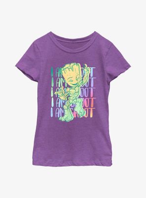 Marvel I Am Groot Color Stack Youth Girls T-Shirt