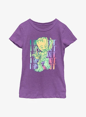 Marvel I Am Groot Color Stack Youth Girls T-Shirt