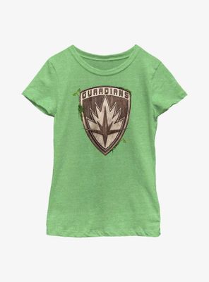 Marvel I Am Groot Guardians Badge Youth Girls T-Shirt