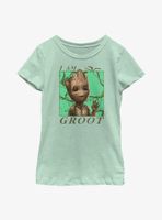 Marvel I Am Groot Jungle Vibes Youth Girls T-Shirt