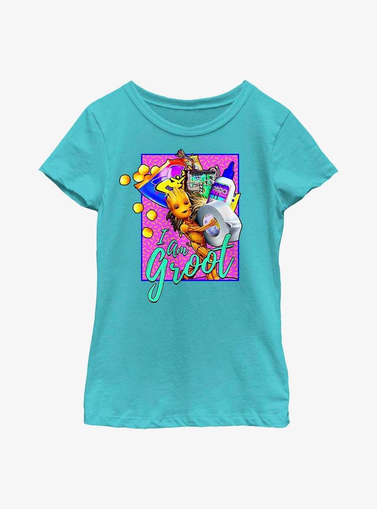 Marvel I Am Groot School Supplies Youth Girls T-Shirt