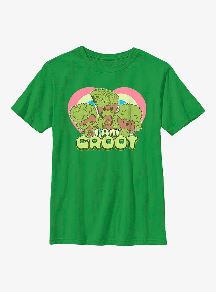 Marvel I Am Groot Hearts Trio Youth T-Shirt