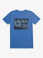 Jurassic World Dominion Beware Raptor Country T-Shirt