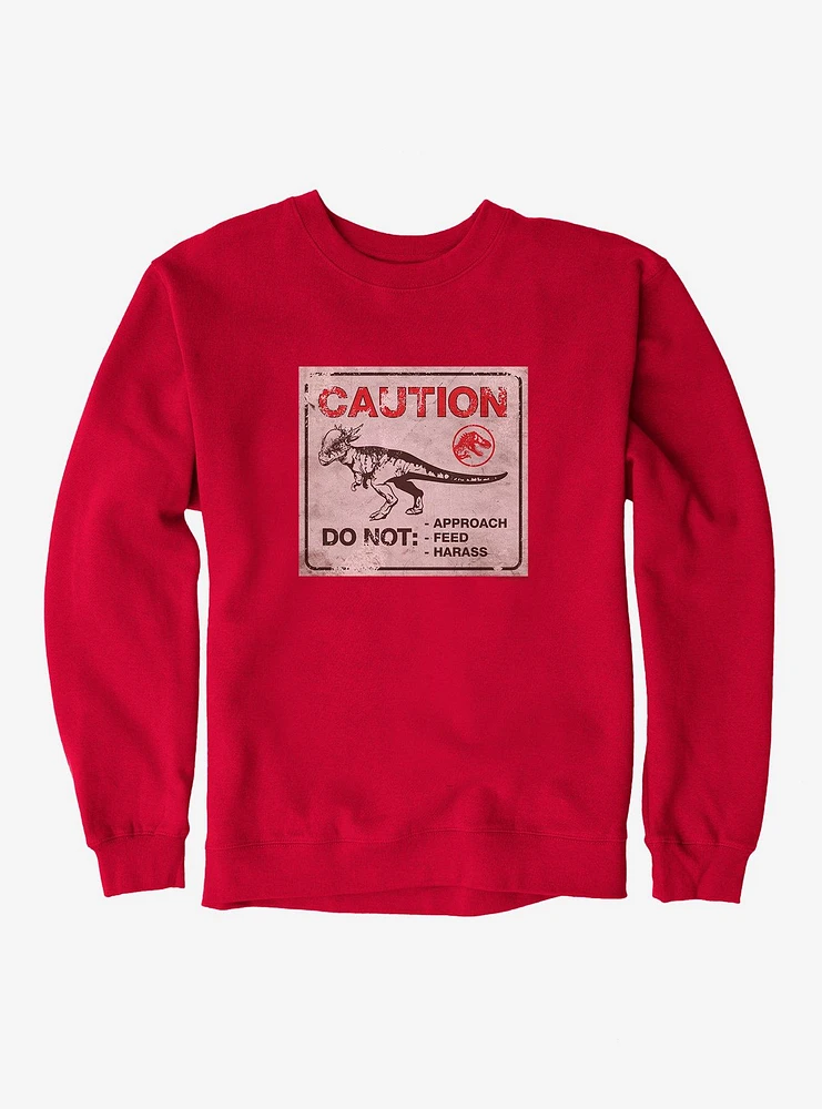 Jurassic World Dominion Caution Do Not Approach Sweatshirt