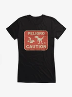 Jurassic World Dominion Caution Girls T-Shirt