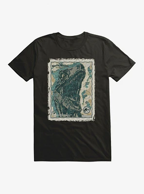 Jurassic World Dominion Sierra Nevada Mountains Map T-Shirt