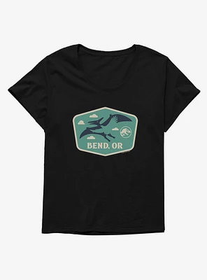 Jurassic World Dominion Pterodactyl Badge Girls T-Shirt Plus