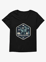 Jurassic World Dominion Velociraptor Badge Girls T-Shirt Plus