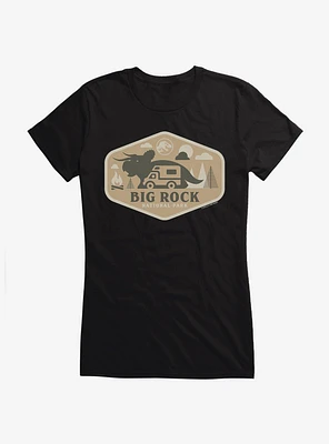 Jurassic World Dominion Big Rock National Park Badge Girls T-Shirt
