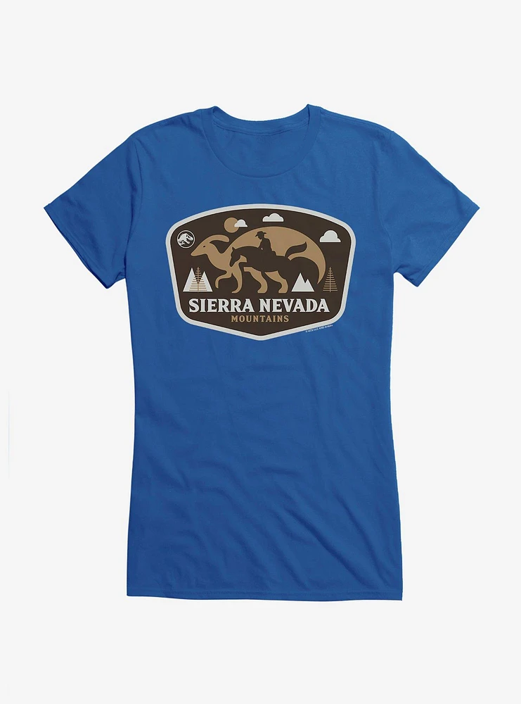 Jurassic World Dominion Parasaurolophus Badge Girls T-Shirt