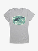 Jurassic World Dominion Pterodactyl Badge Girls T-Shirt