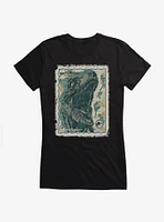 Jurassic World Dominion Sierra Nevada Mountains Map Girls T-Shirt