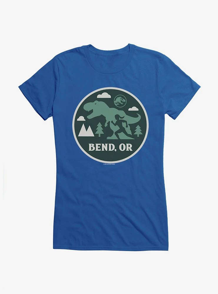 Jurassic World Dominion T-Rex Badge Girls T-Shirt