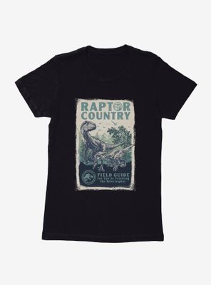 Jurassic World Dominion Raptor Country Womens T-Shirt
