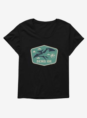 Jurassic World Dominion Pterodactyl Badge Womens T-Shirt Plus