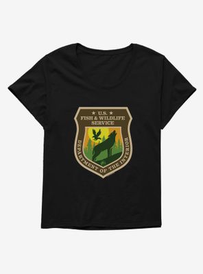 Jurassic World Dominion U.S. Fish and Wildlife Womens T-Shirt Plus